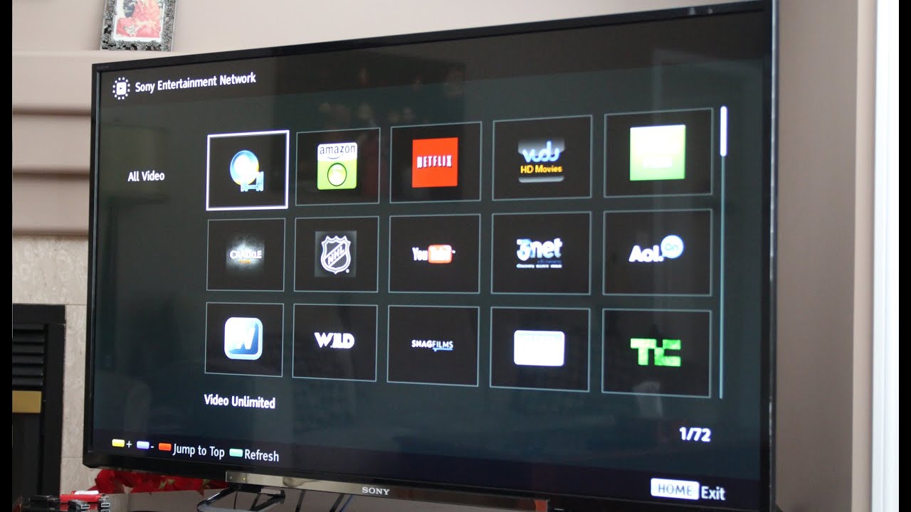 Sony 3D TV Smart Features Demo 2013-2014