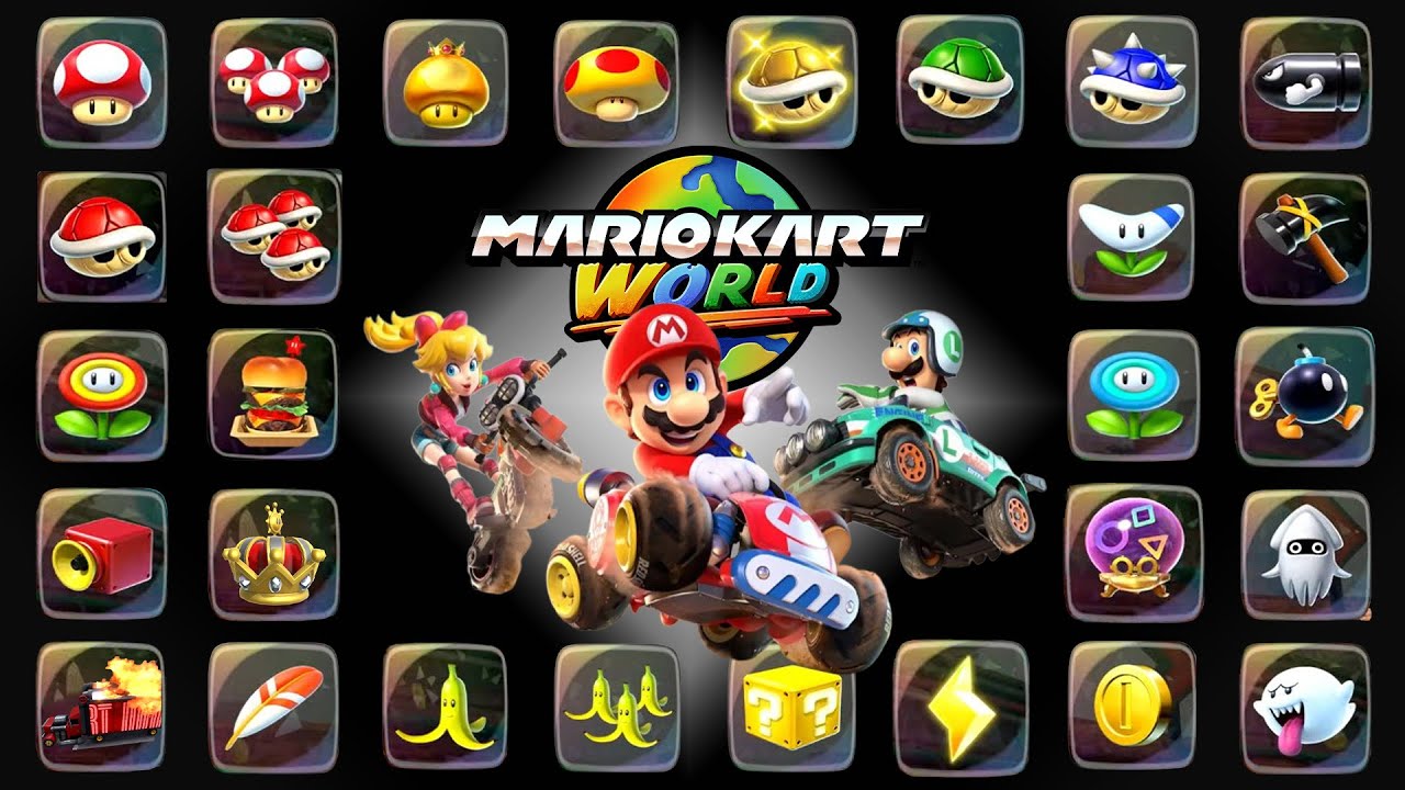 Игра Mario Kart World All Items от NintendoSwitch2