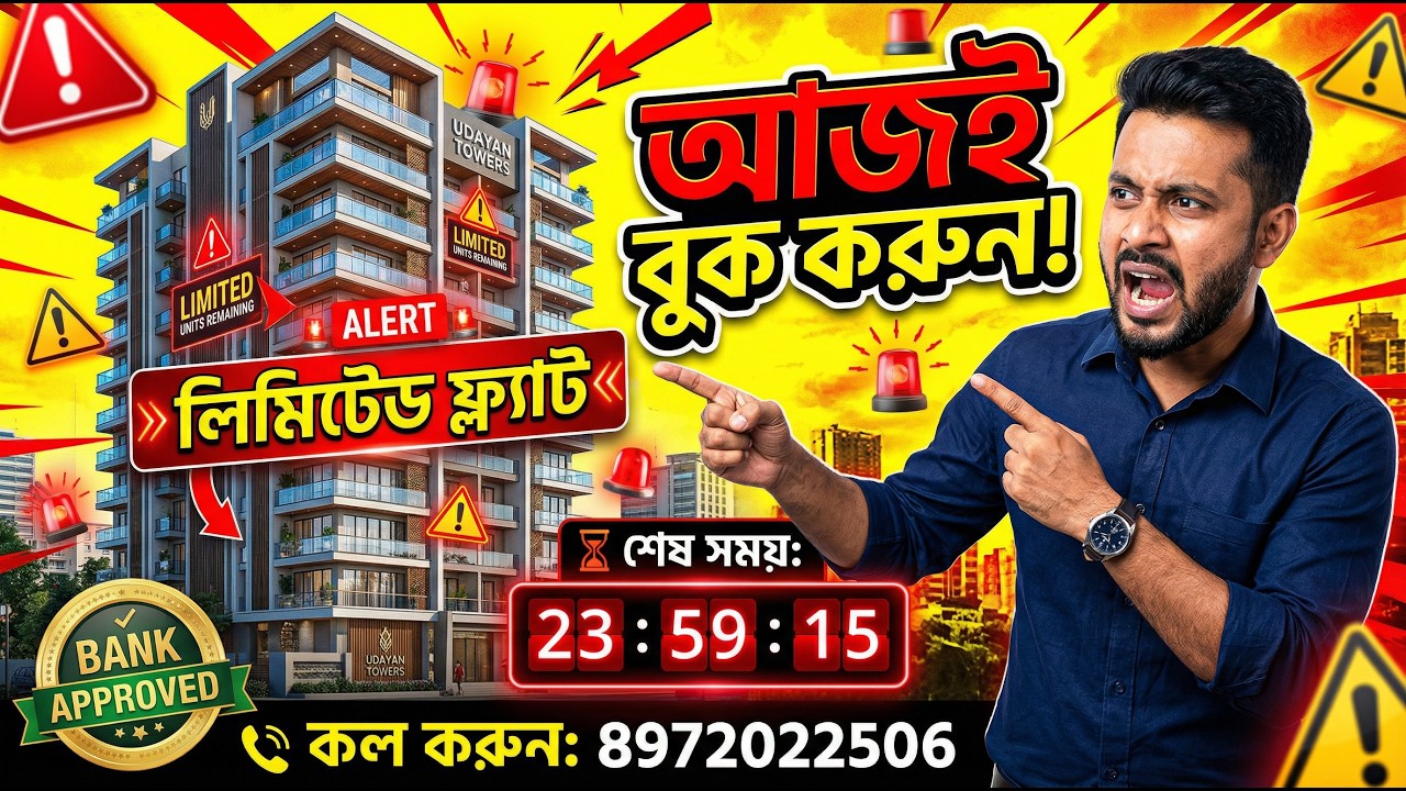 Bank approved 2 & 3 bhk flats for sale in South Kolkata | #narendrapurflat, #rathalabypass, #kolkata