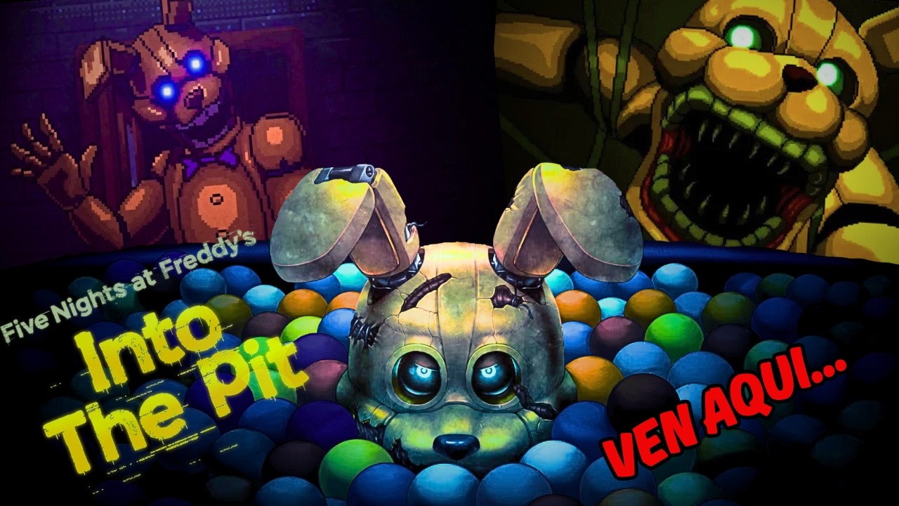 este FNAF es una LOCURA | FNAF IN TO THE PIT - DIA 1
