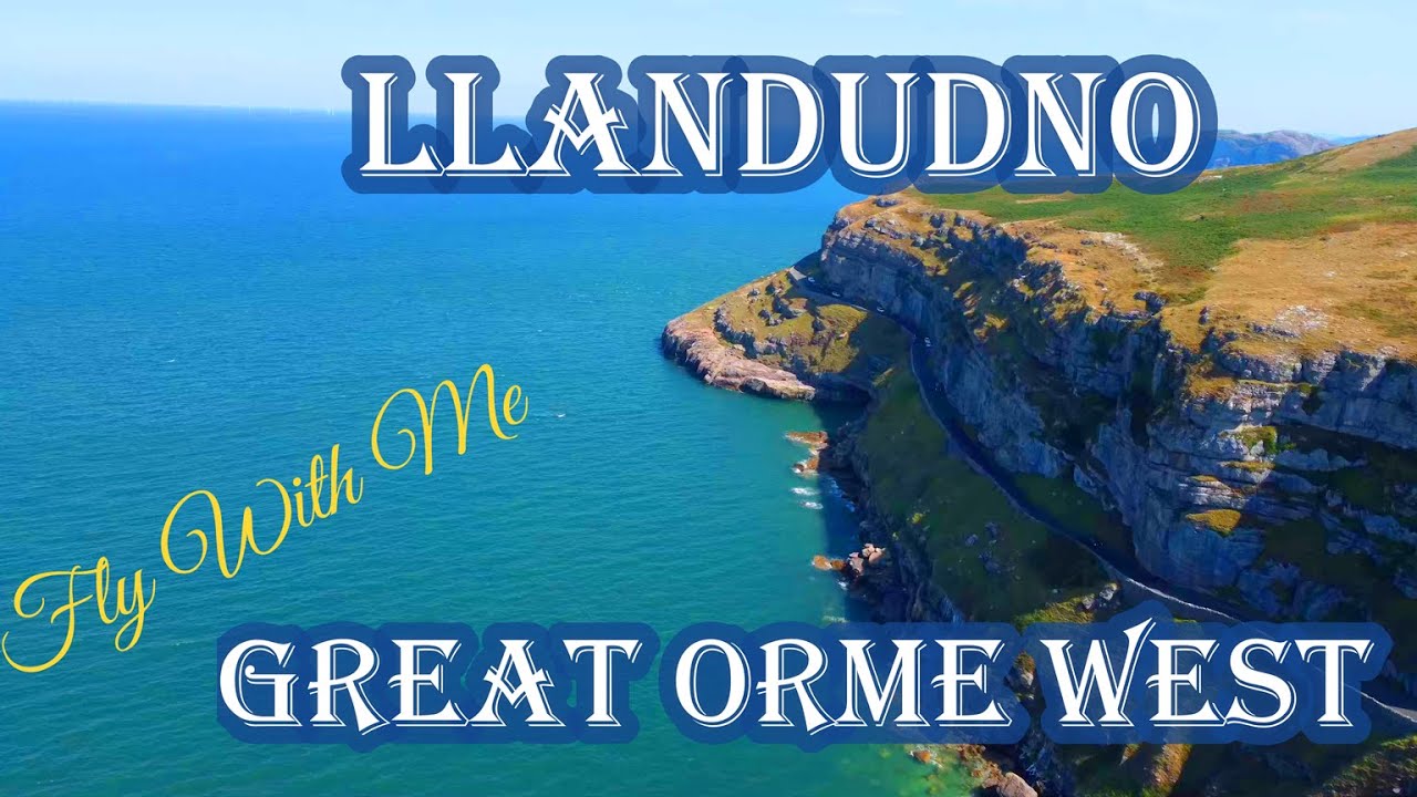 LLandudnoGreat Orme West Side Marina Drive DJI Mini2 #flywithmeuk