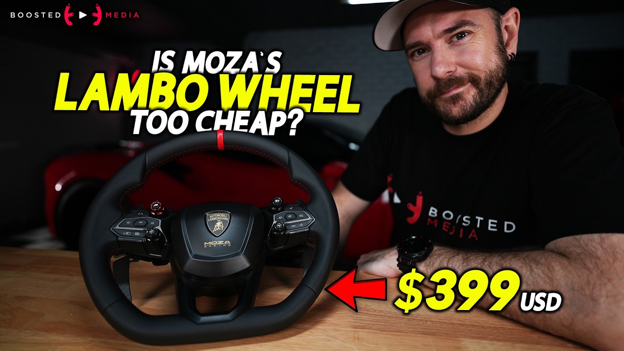 PRICE VS. QUALITY 🤔 - Moza Lamborghini Revuelto Wheel Review