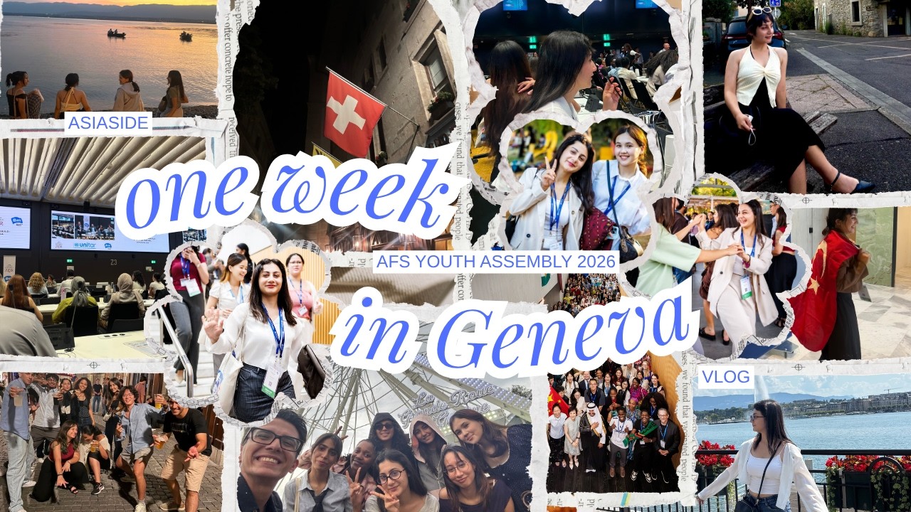 From Korea to Switzerland 🇰🇷✈️🇨🇭 | One Week in Geneva | AFS Youth Assembly 2026 Vlog