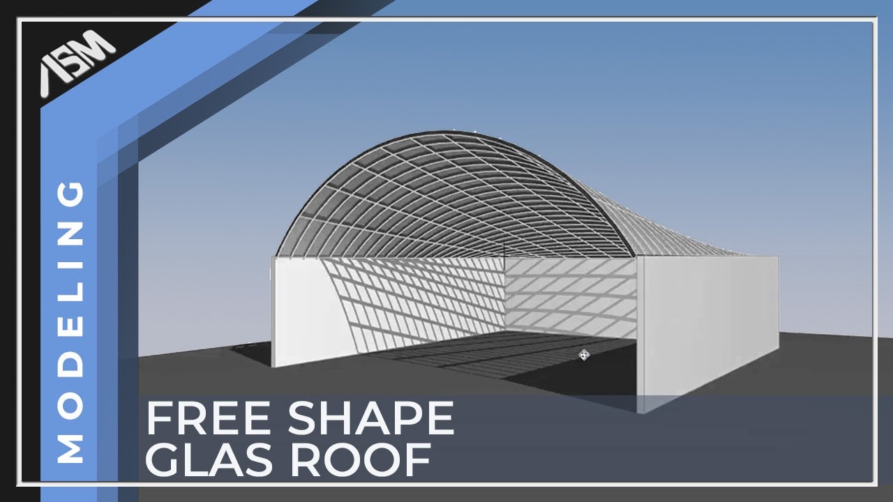 How to model a free shape glass roof in Archicad