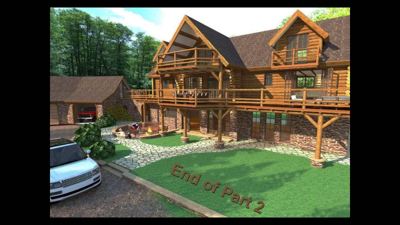 Log House Sketchup Speedbuild Part 2