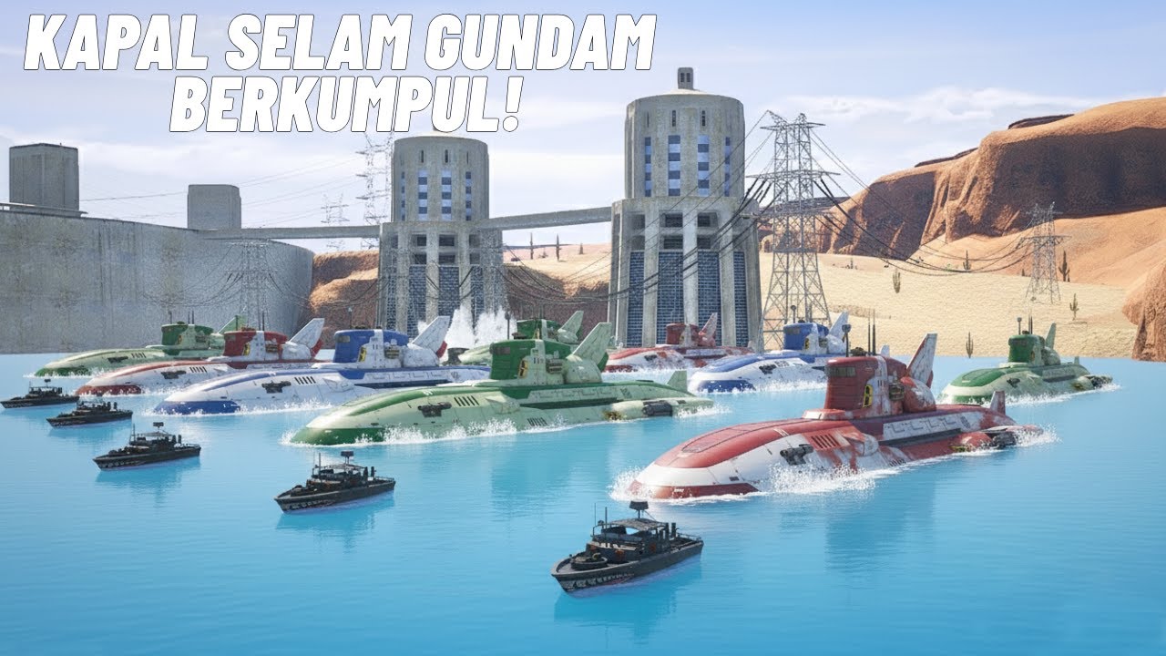 SEMUA KAPAL SELAM GUNDAM DIKERAHKAN INILAH DIRIKU PENGENDALI GUNDAM