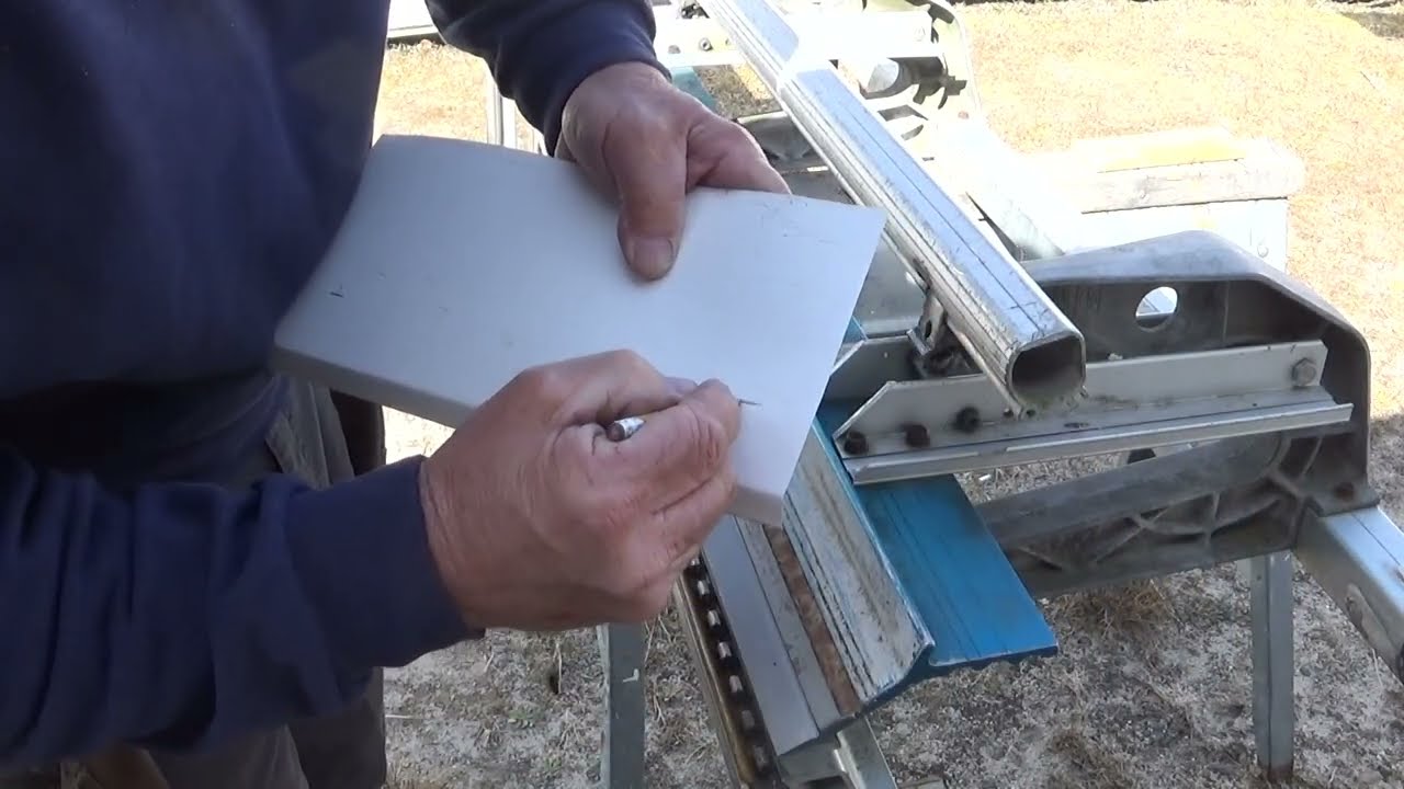 Window or door aluminum coil head flashing  job made