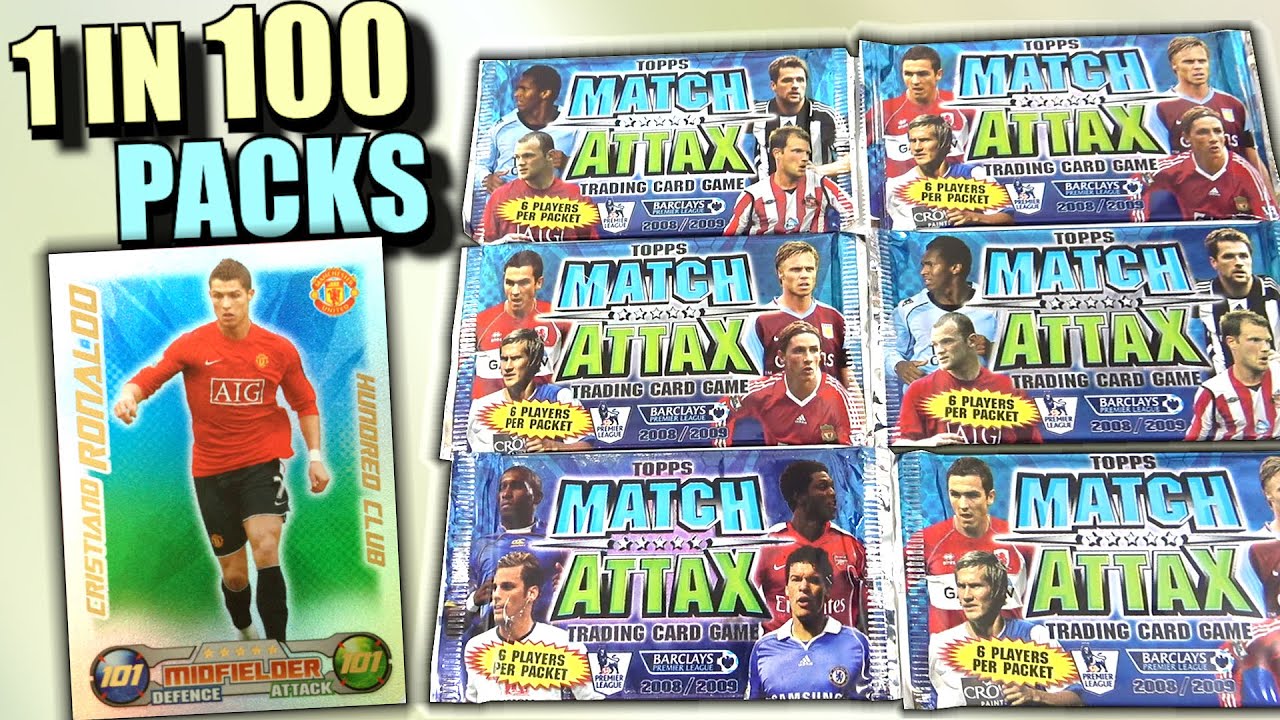 Opening 10 MATCH ATTAX 08/09 Packs | 100 Club Hunt, Ronaldo? (Topps Premier League Returns 2025/26)