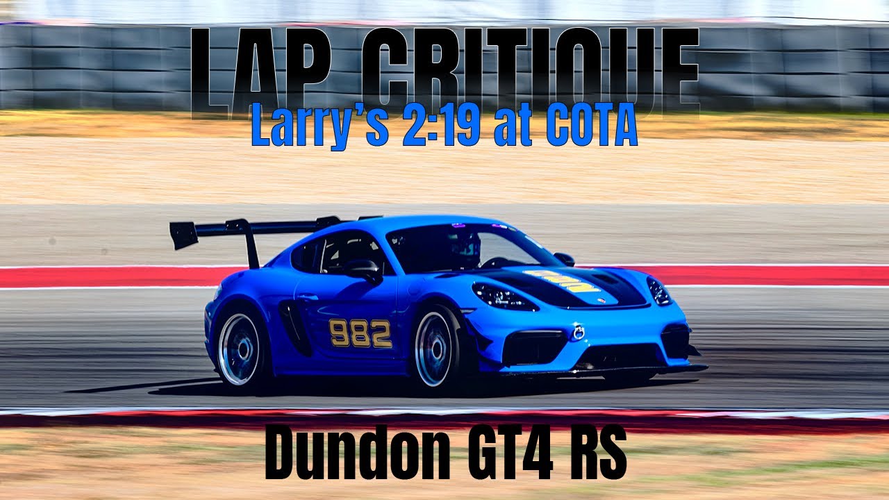Анализ круга: 2:19 Ларри на трассе Circuit of the Americas | Dundon Motorsports GT4 RS