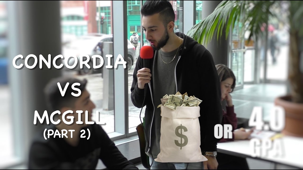CONCORDIA VS MCGILL PART 2 (SOCIAL EXPERIMENT) BY ANTONY DAGGER