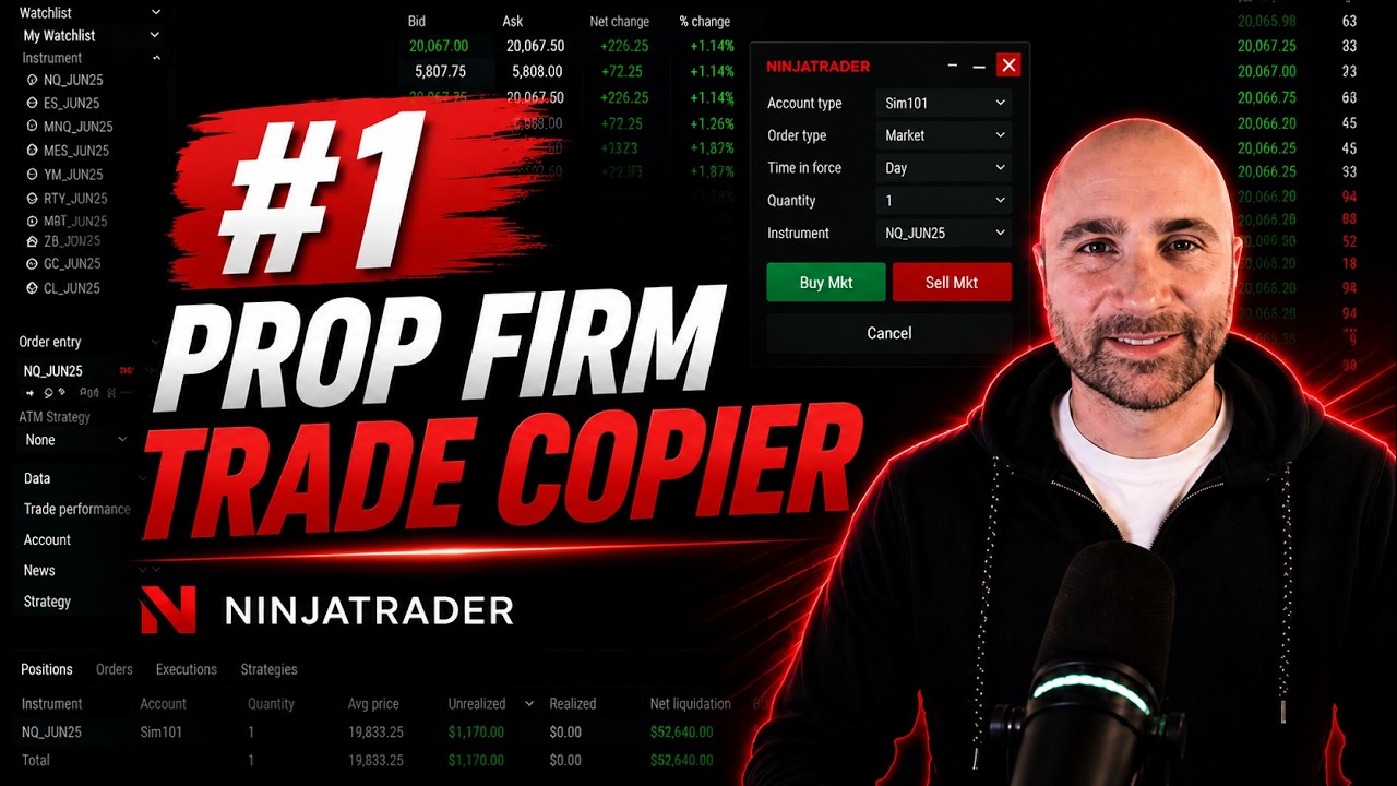 Best Trade Copier - New Prop Firm Features In NinjaTrader