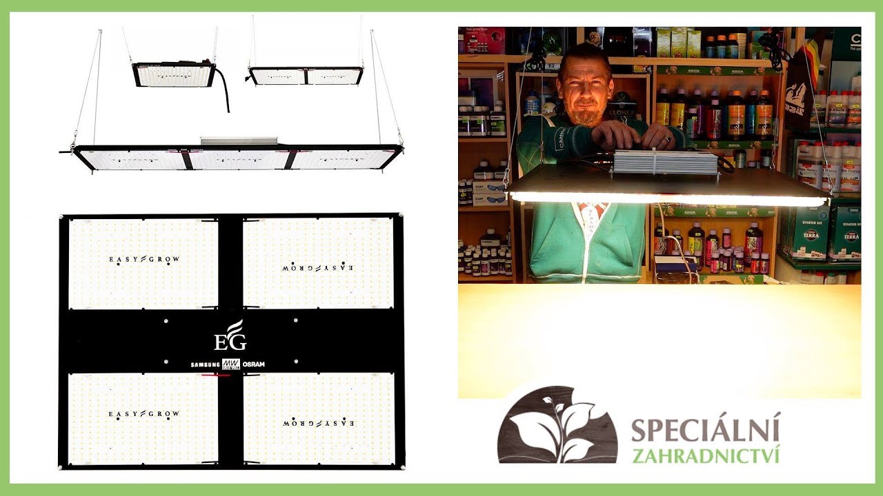 Chytré LED osvětlení pro růst i květ EasyGrow V2 | Speciální Zahradnictví.cz