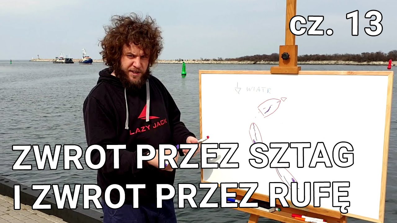 Manewrowanie Jachtem Żaglowym - Zwrot przez sztag i zwrot przez rufę S01E13