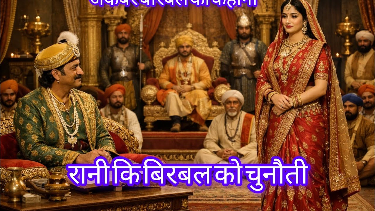 बीरबल को दी रानी विद्यावती ने चुनौती#hindistori#viral #moralstory#khaniya#kedarnath#ram #shorts