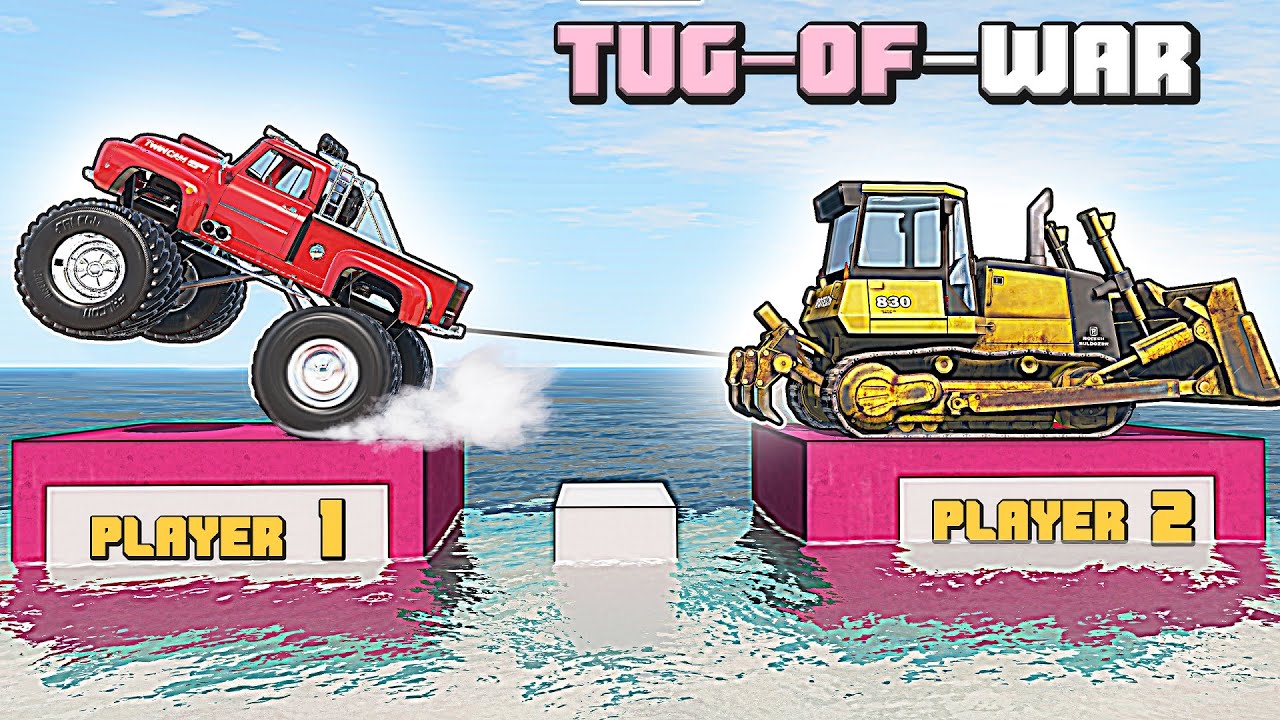 What's the MOST POWERFUL Tug of War Vehicle in BeamNG Drive?