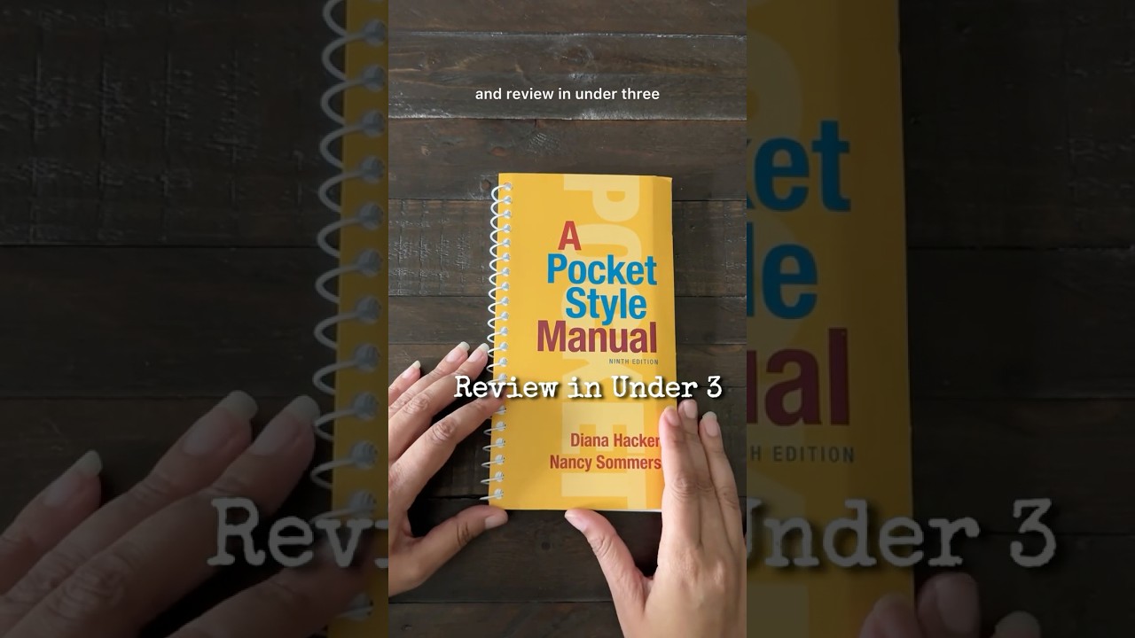 90s Writing Bestie Returns: Pocket Style Manual in Under 3 Minutes📝