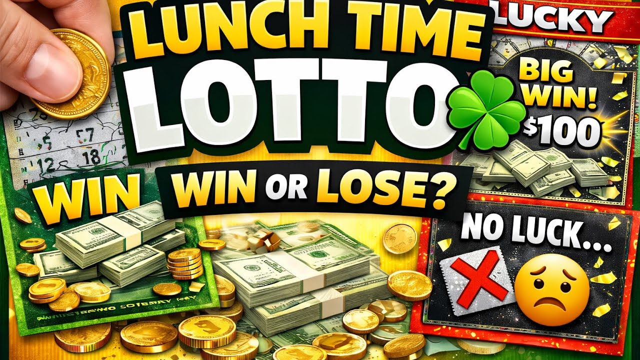 Lunch Time Lotto 🍀 | Quick Scratches, Real Results