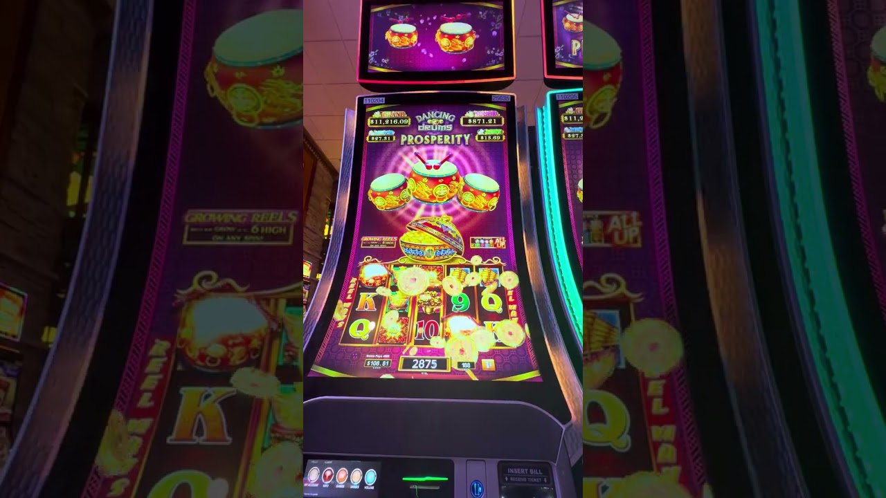 Dancing Drums Prosperity Bonus Play Casino Slots Fun Win!