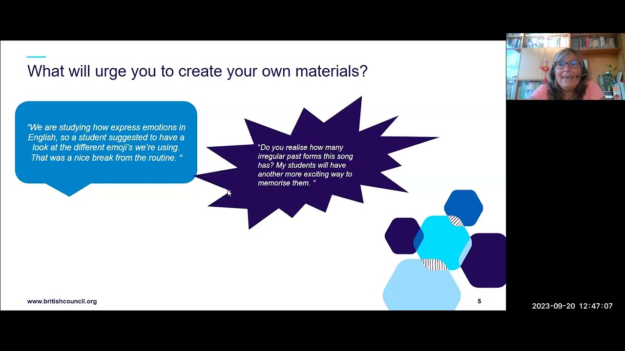 How to create your own learning materials