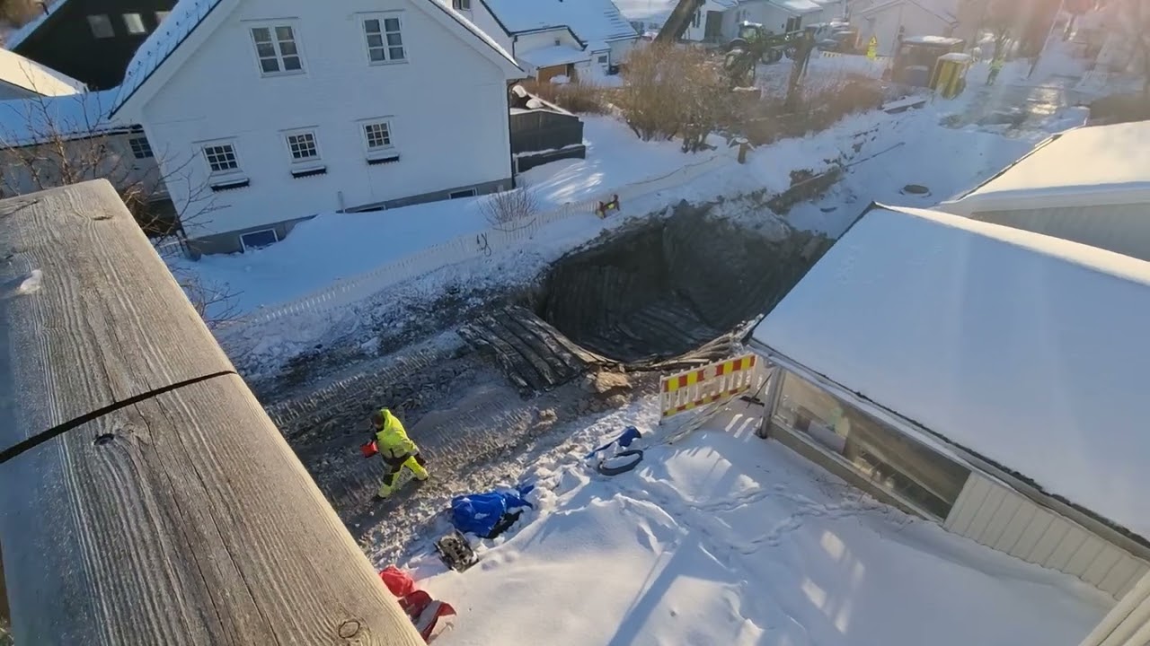  Sprengningsarbeid (أعمال التفجيرات/التفجير المنظم) في Bodø، النرويج:
