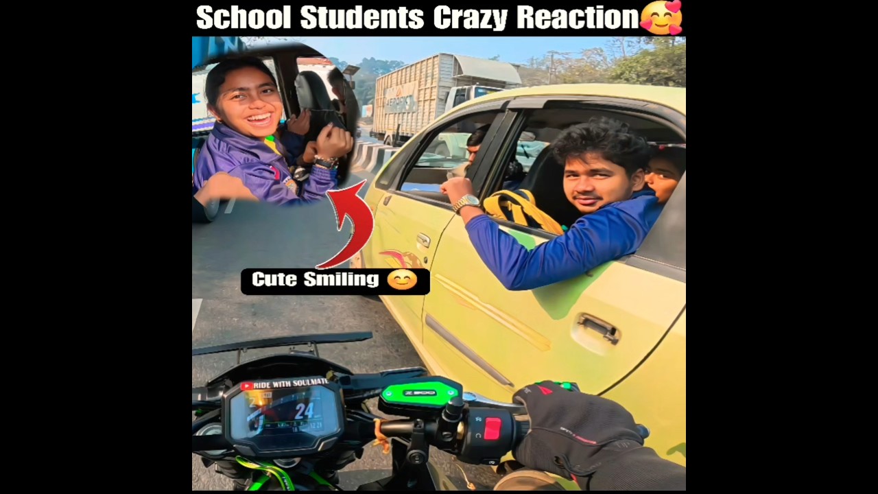 School Students Crazy Reaction 🥰