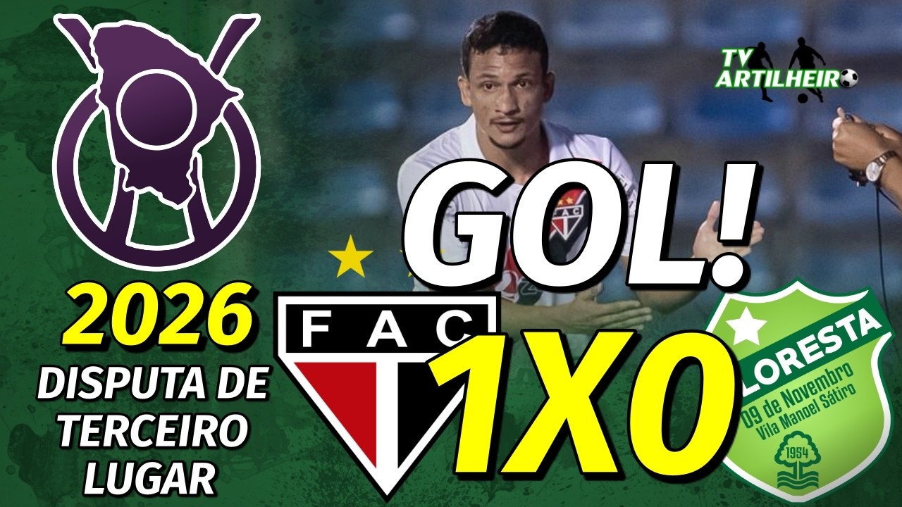 [Cearense '26] Disputa 3º Lugar | Ferroviário 1 X 0 Floresta | GOLS! | TV ARTILHEIRO