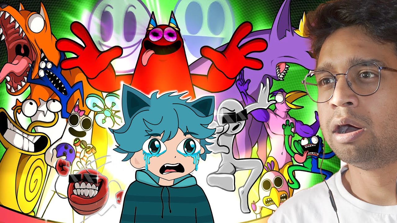 Watch this Before Garten of Banban 7 || Garten of Banban 1-6 Retold (Animation) Reaction in Hindi