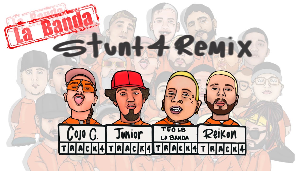 Teo LB - Reykon - Cojo Crazy - Junior Caldera - Stunt 4 Remix  | Video Oficial #teolb #stunt4