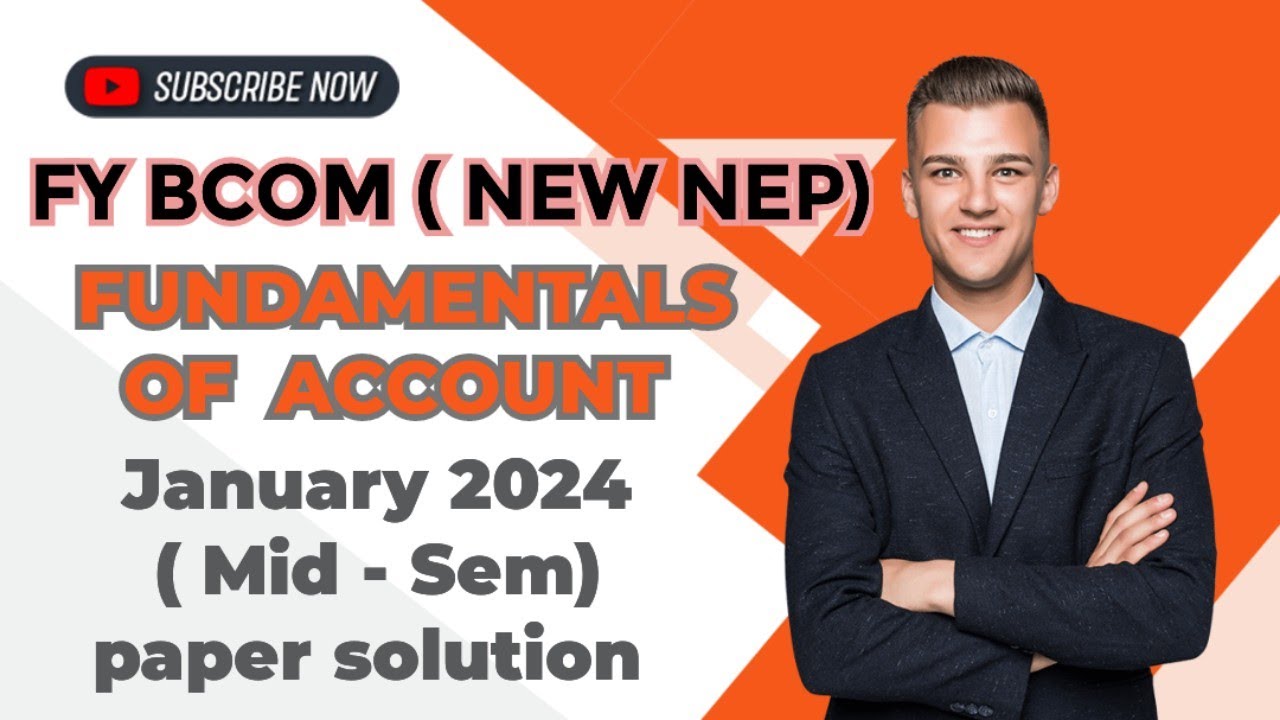 Account January 2024 paper solution ( New NEP) 