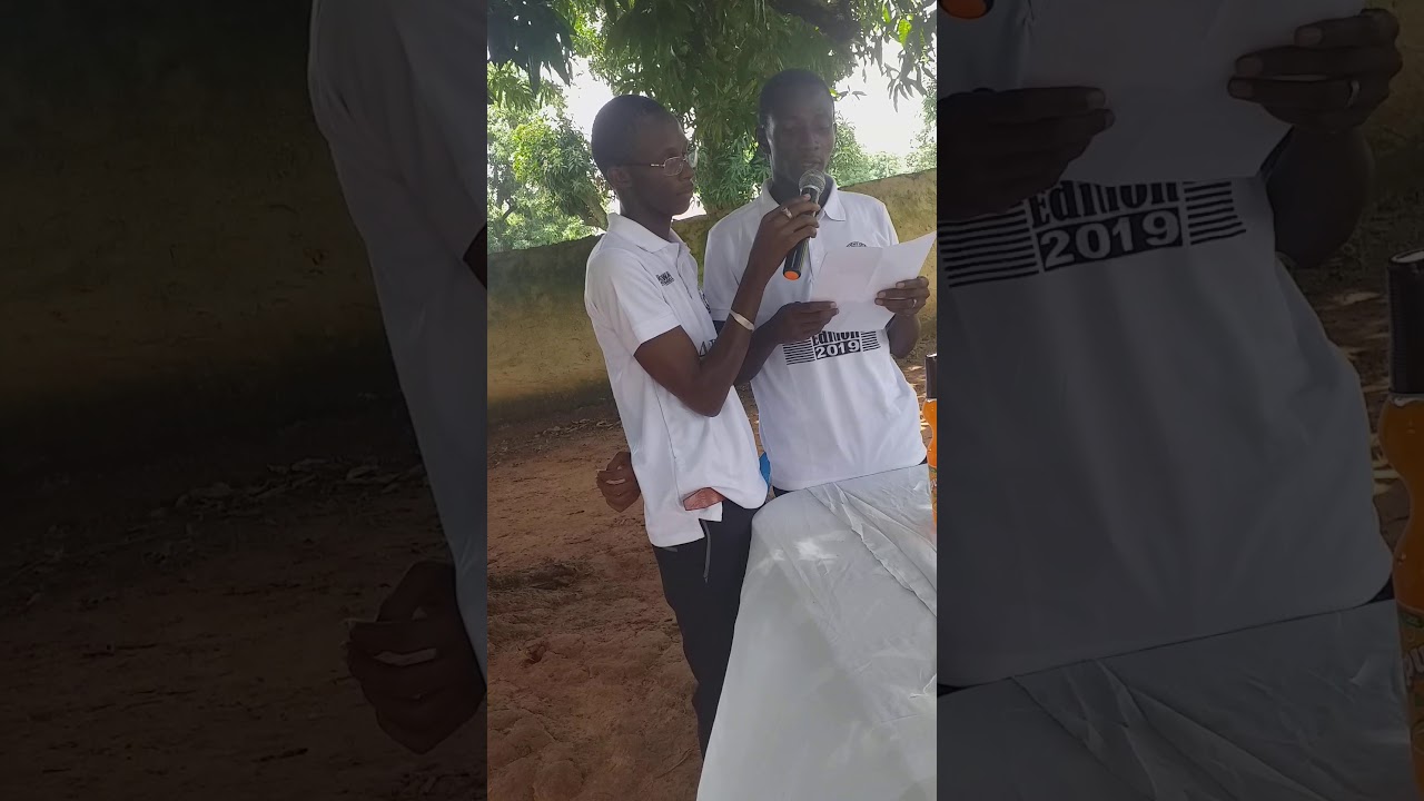 Discours du président de l'Amicale des élèves et étudiants de la commune de bemet bidjini