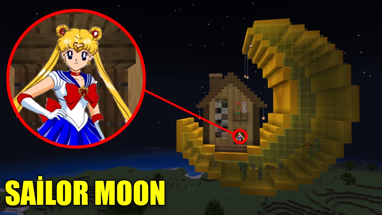 HİLAL EVDE SAİLOR MOON'U BULDUM! - Minecraft