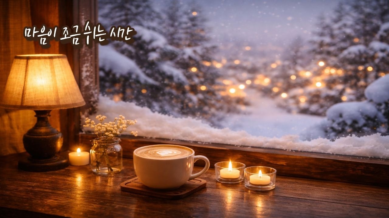 Late Night Cafe Ambience ☕늦은 밤, 생각이 많아질 때 틀어두는 카페 음악
