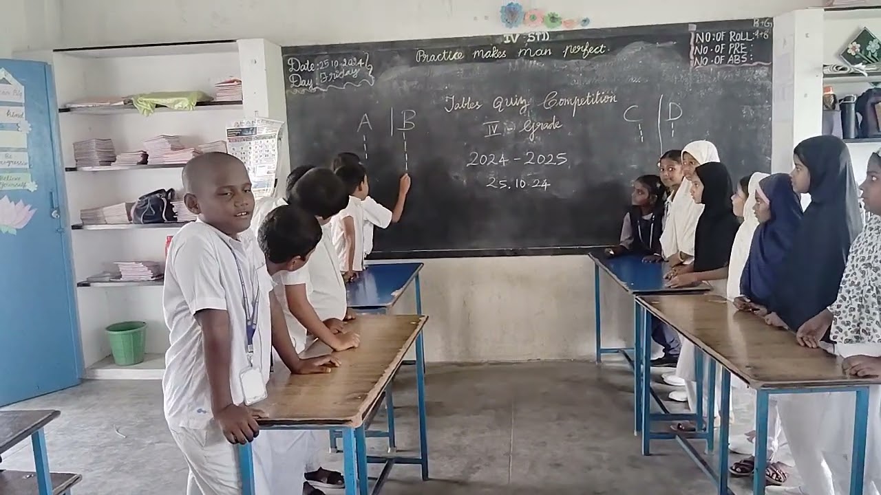 4th Grade - Maths (Table) Quiz - ANPS 2024-25