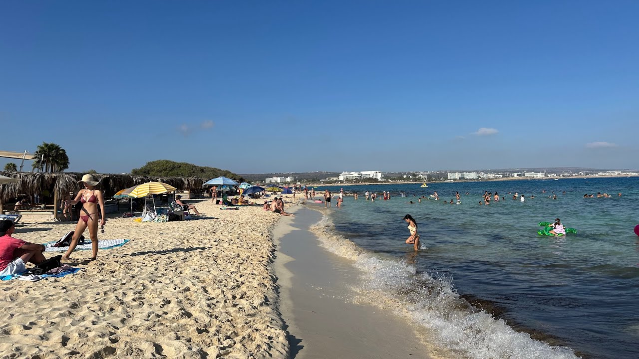 Makronissos Beach, Cyprus | Walking Tour 4K