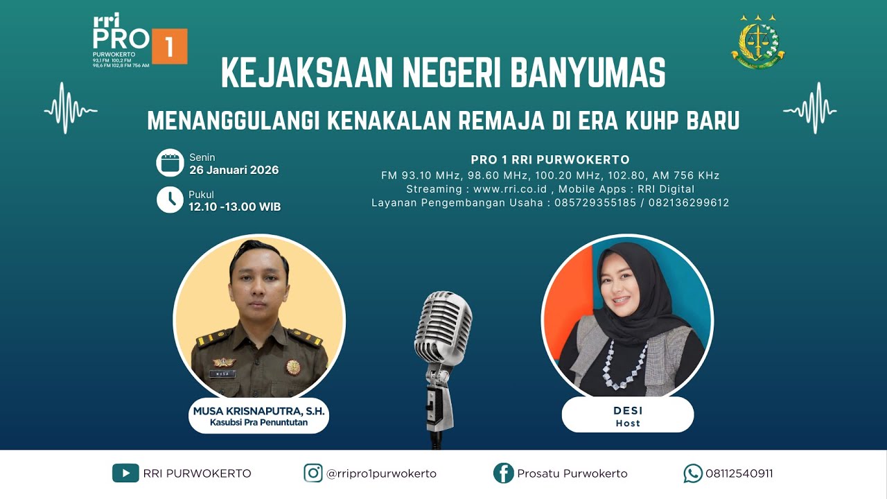 MENANGGULANGI KENAKALAN REMAJA DI ERA KUHP BARU | JAKSA MENYAPA