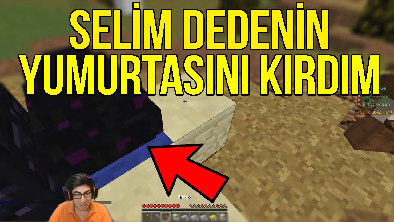 SELİM DEDENİN YUMURTASINI KIRDIM - EGG WARS HERKES TEK?