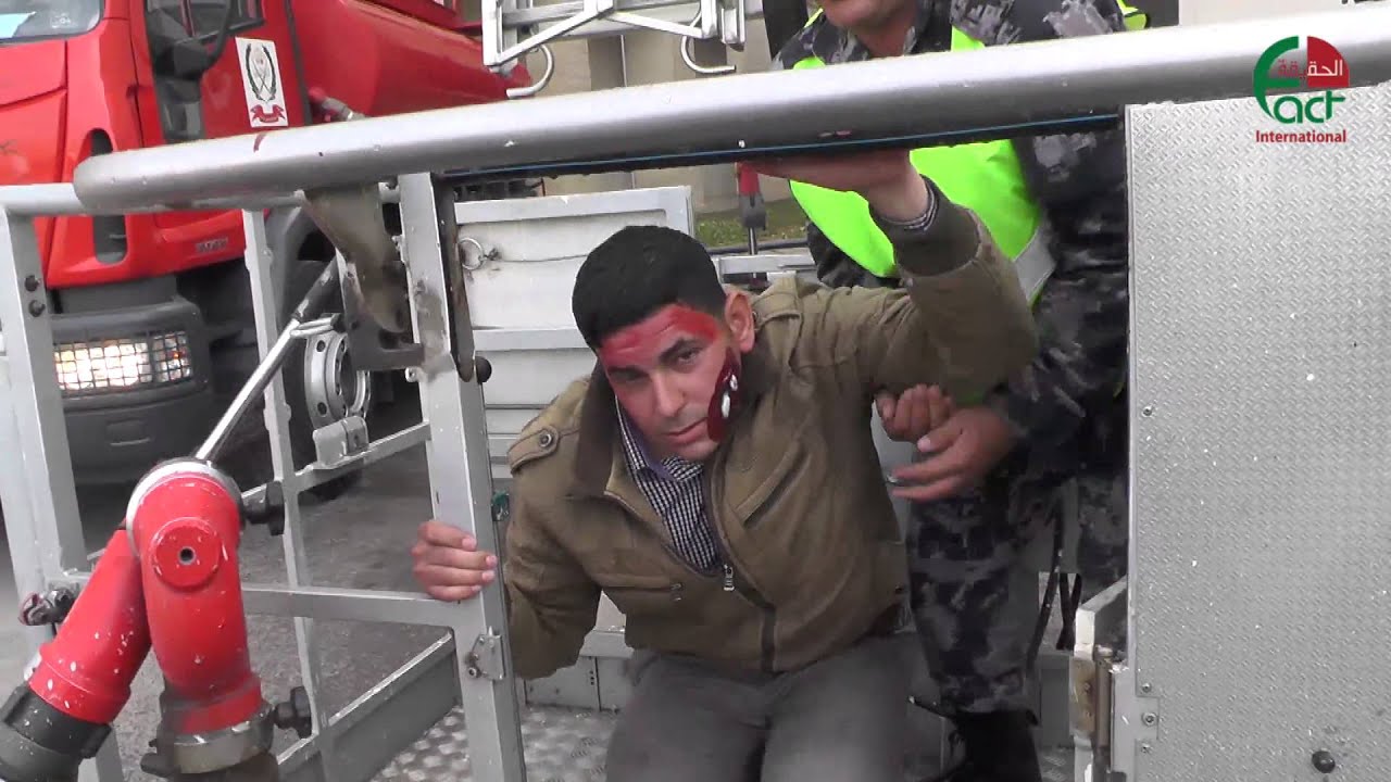 تمرين لحادث حريق وهمي في مستشفى الزرقاء الحكومي الجديد