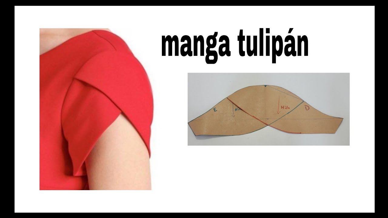 43 MANGA TULIPÁN te enseño el patrón desde cero!!