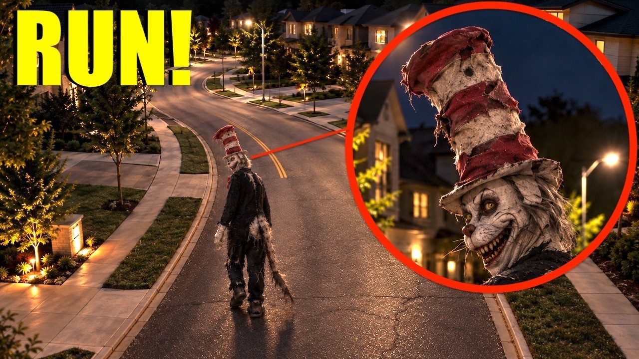 if you ever see the Cat in the Hat on your street, RUN away FAST (He is BAD!)