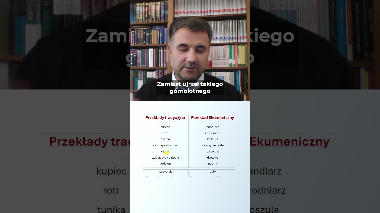 Jak Biblia Ekumeniczna upraszcza i uaktualnia język Pisma Świętego?