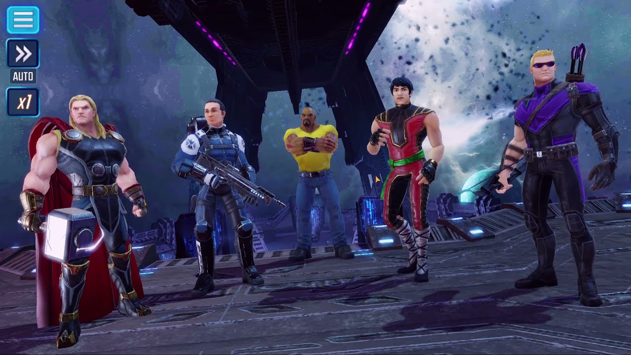 Marvel Strike Force - Nexus Campaign Chapter 2 (Mobile) (BlueStacks) (1080p) (60fps)