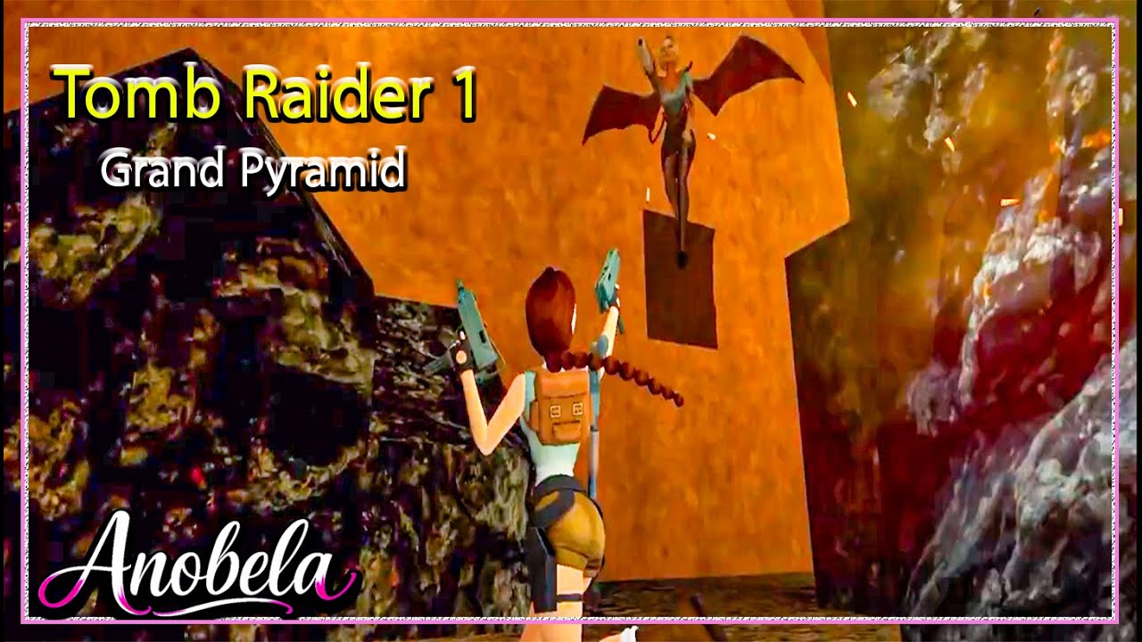 Tomb Raider 1🏺🔥#14 The Great Pyramid Collapse  نهاية الهرم الأسطورية |