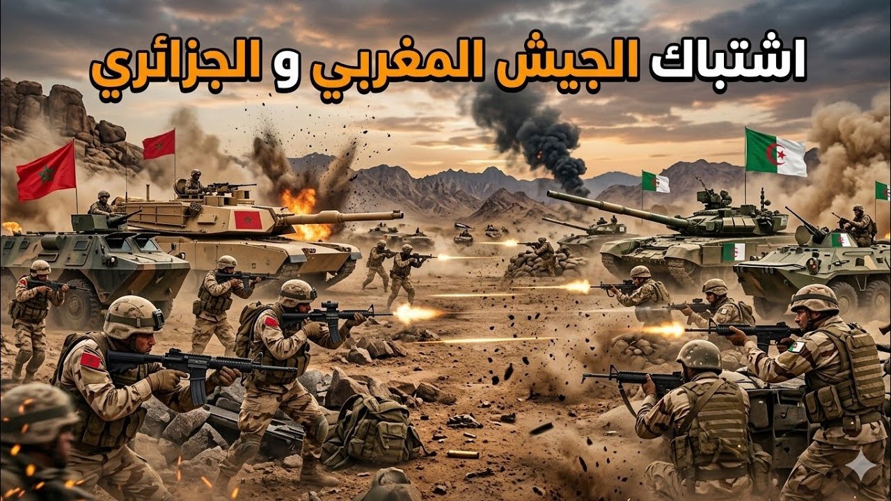 اشتباك الجيشين المغربي و الجزائري و الخسائر ثقيلة