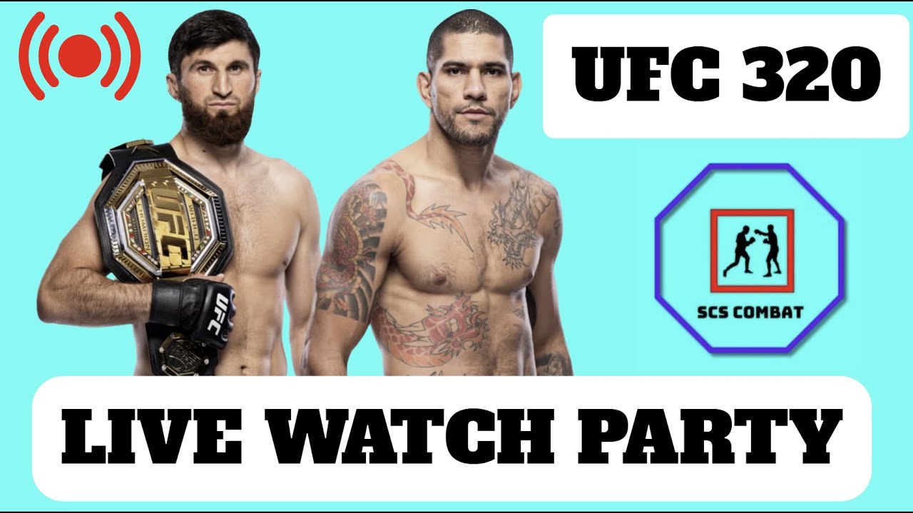 ALEX PEREIRA VS MAGOMED ANKALAEV UFC 320 LIVE WATCH ALONG