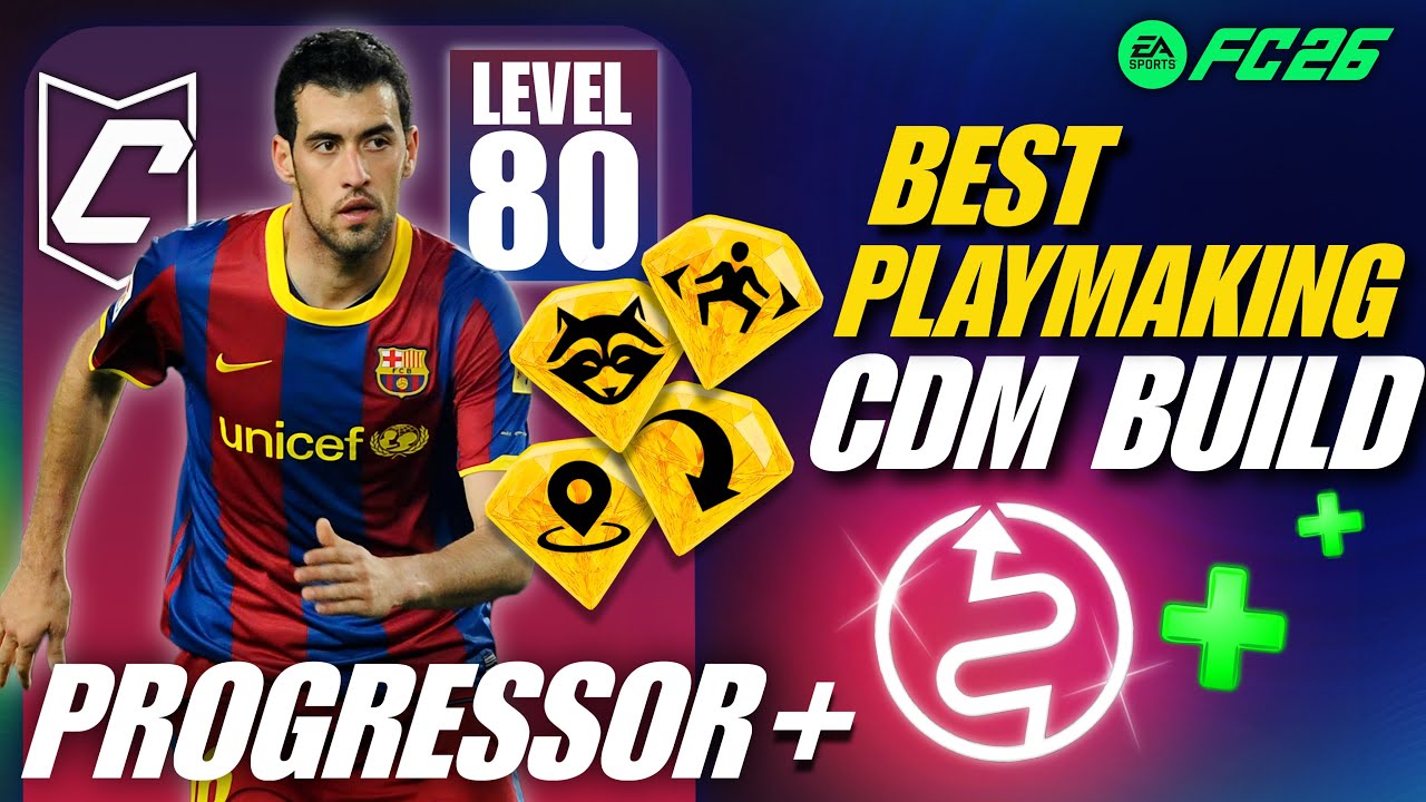 Best Deep Lying Playmaker CDM Build in FC 26 Clubs!