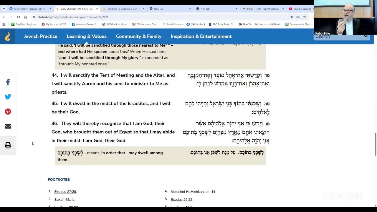 Torah Portion Tetzaveh, 6th Portion