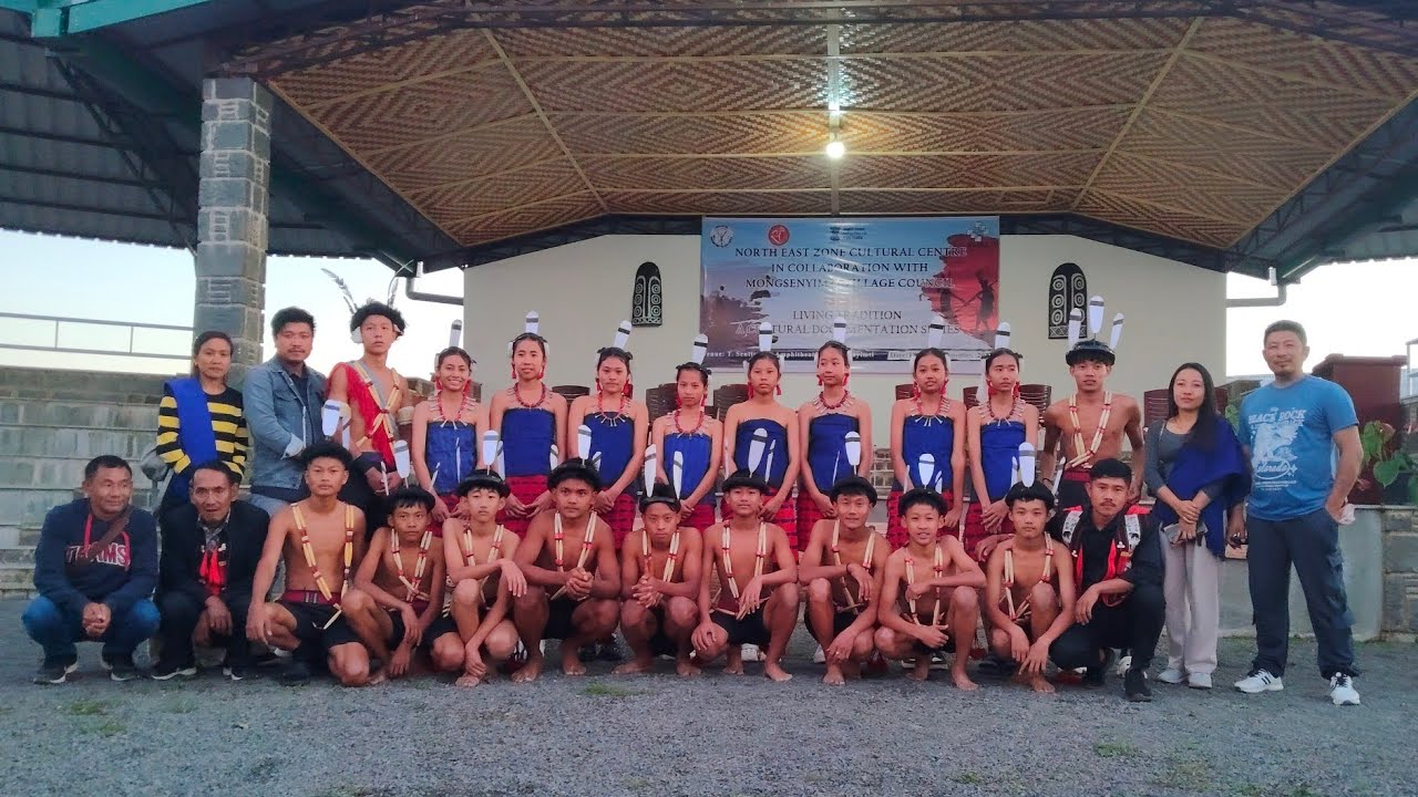 Lametong Bamboo Dance Troupe  performs at T.Sentichuba Amphitheatre Mongsenyimti -18 nov 2025
