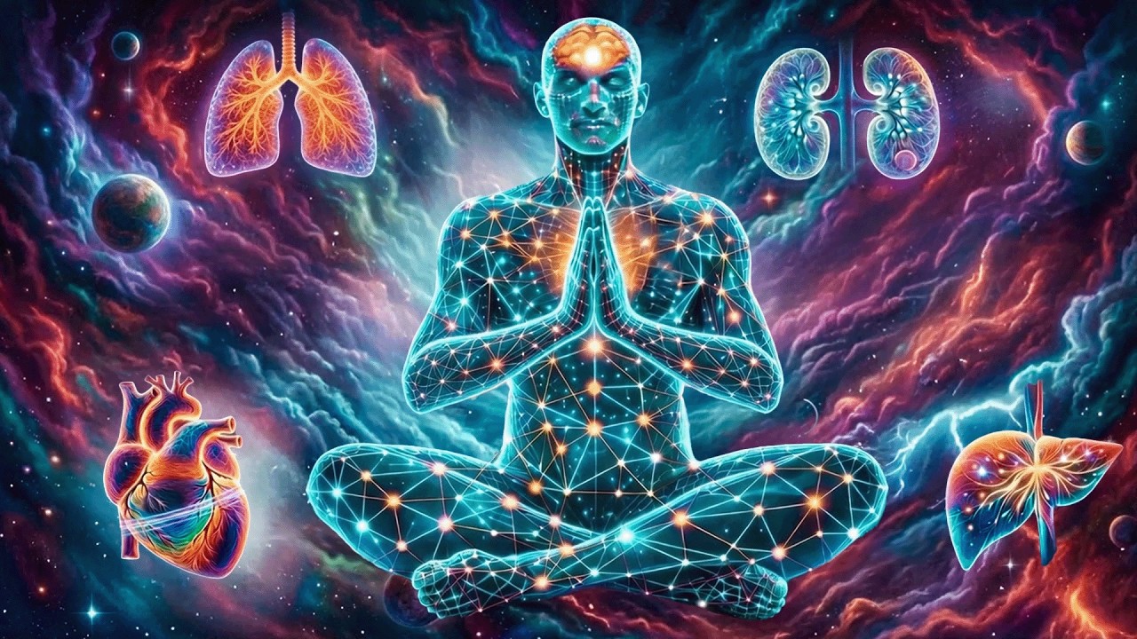 432Hz + 528Hz + 963Hz| Alpha Waves | Whole Body Regeneration, Melatonin Release, Eliminate Stress