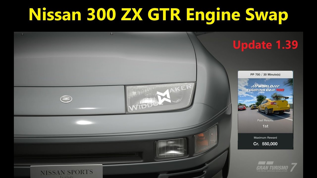 GT7 Fairlady 300 zx GTR Engine swap Le Mans 700pp The Grind Gold How to Tutorial Update 1 39