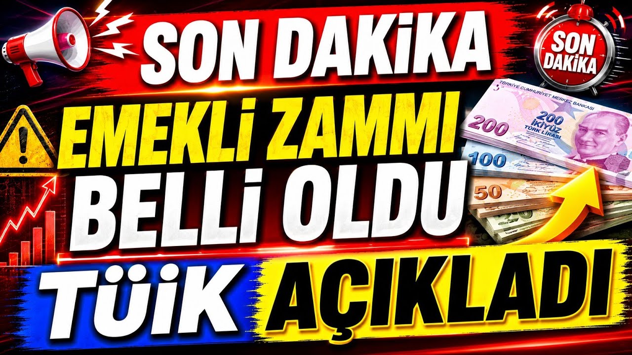 Son Dakika Emekli Zammı Artık Belli Oldu T&Uuml;İK A&ccedil;ıkladı